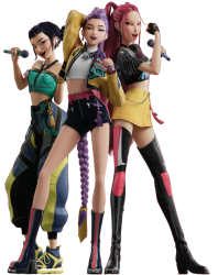 Rumi Zoey and Mira (Huntrix) Meme Template