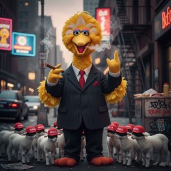 BIG BIRD Meme Template