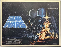 STAR WARS: A NEW HOPE (1977) - Hildebrandt UK Quad Poster Meme Template