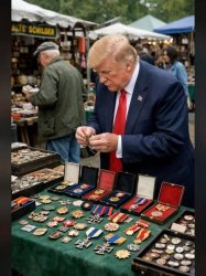Trump medals Meme Template