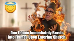 Con Lemon bursts into flames Meme Template
