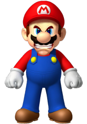 angry mario Meme Template