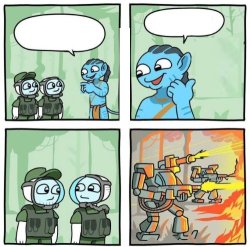 Blue elf introduces Meme Template