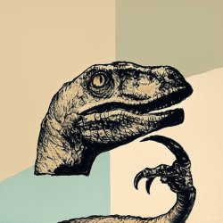 dino-thinking Meme Template