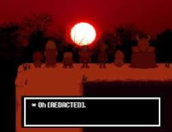 Red sunrise Meme Template