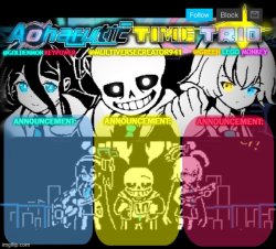 RedLego, GreenLego and MC941 Shared Announcement Template Meme Template