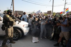 Ice Protestors 1 Meme Template