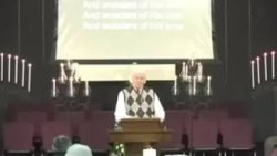 Church candles crash behind preacher pastor Meme Template