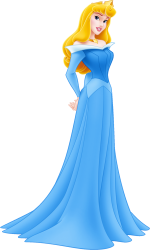 Princess Aurora Wearing Her Blue Dress Meme Template