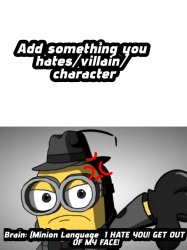 Brain hates who ? Meme Template