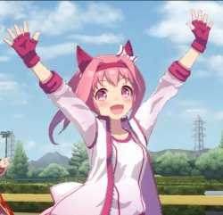 haru urara cheer Meme Template