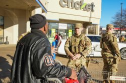 Cricket store is secure! Thanks Trump! Meme Template