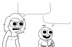 I fucking hate you and hope you die (Smiling Friends Edition) Meme Template