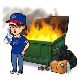 Bills Dumpster Fire Meme Template