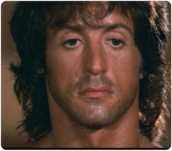 Rambo Rocky bored tired Meme Template