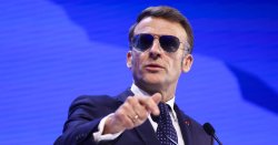 Macron sun glasses Meme Template