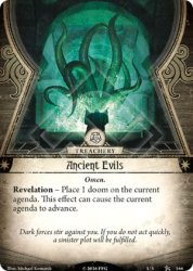 Ancient evils - Arkham Horror Meme Template