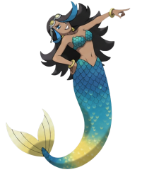 Mermaid Shelly Meme Template