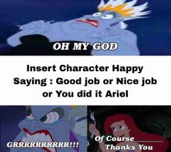 who fights ursula ? Meme Template