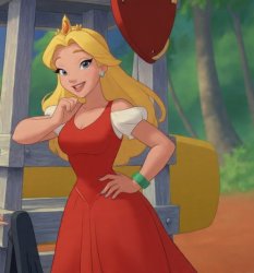 Blonde Lifeguard as a Queen Meme Template