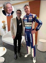 Alex Soros & Gavin Newsom Meme Template