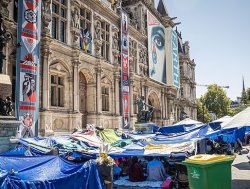 Paris Migrant Camp Meme Template