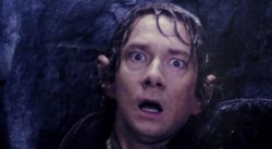 Bilbo Frigthened Meme Template