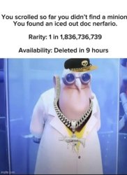 Iced Out Doc Nefario Meme Template