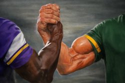 Epic Handshake Vikings Packers Meme Template
