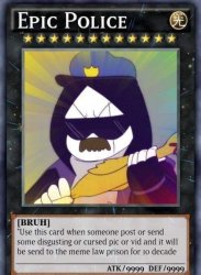 Epic police Meme Template