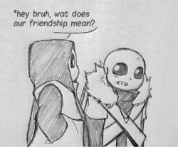 Epic! sans friendship Meme Template