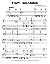 Tom Petty I won't back down Meme Template