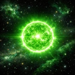 green star in space Meme Template