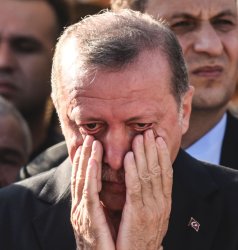 Erdogan crying Meme Template