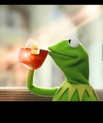 Kermit tea Meme Template