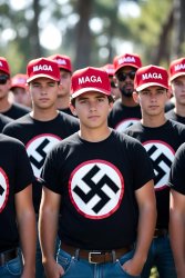 Nazi protesters Trump MAGA white nationalism Meme Template