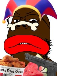 Black Pomni Meme Template