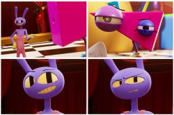 Jax and Zooble Meme Template