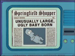 Unusually large, ugly baby born Meme Template