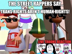 Transphobic Street Rappers Meme Template