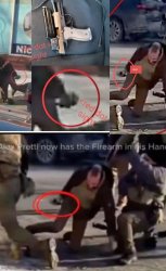 Pretti shooting gun in hand Meme Template