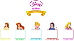 Disney Princess - The Princess Dance: Song Meme Meme Template