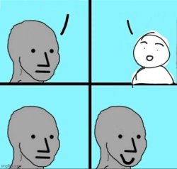 Happy npc Meme Template