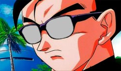 Gohan anteojos transparentes Meme Template