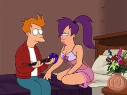 Leela seduced from before Meme Template