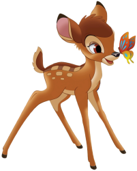 Bambi With Butterfly Meme Template