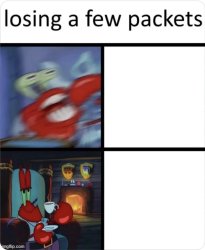 Mr Crabs Panic Chill Meme Template