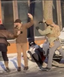 Alex Pretti surrendering. The pepper spray, and shot to death. Meme Template