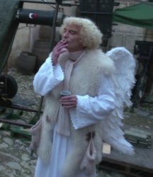 Angel smoking Meme Template