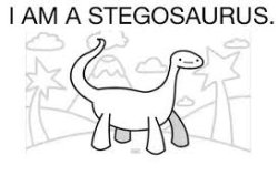 stegosaurus Meme Template